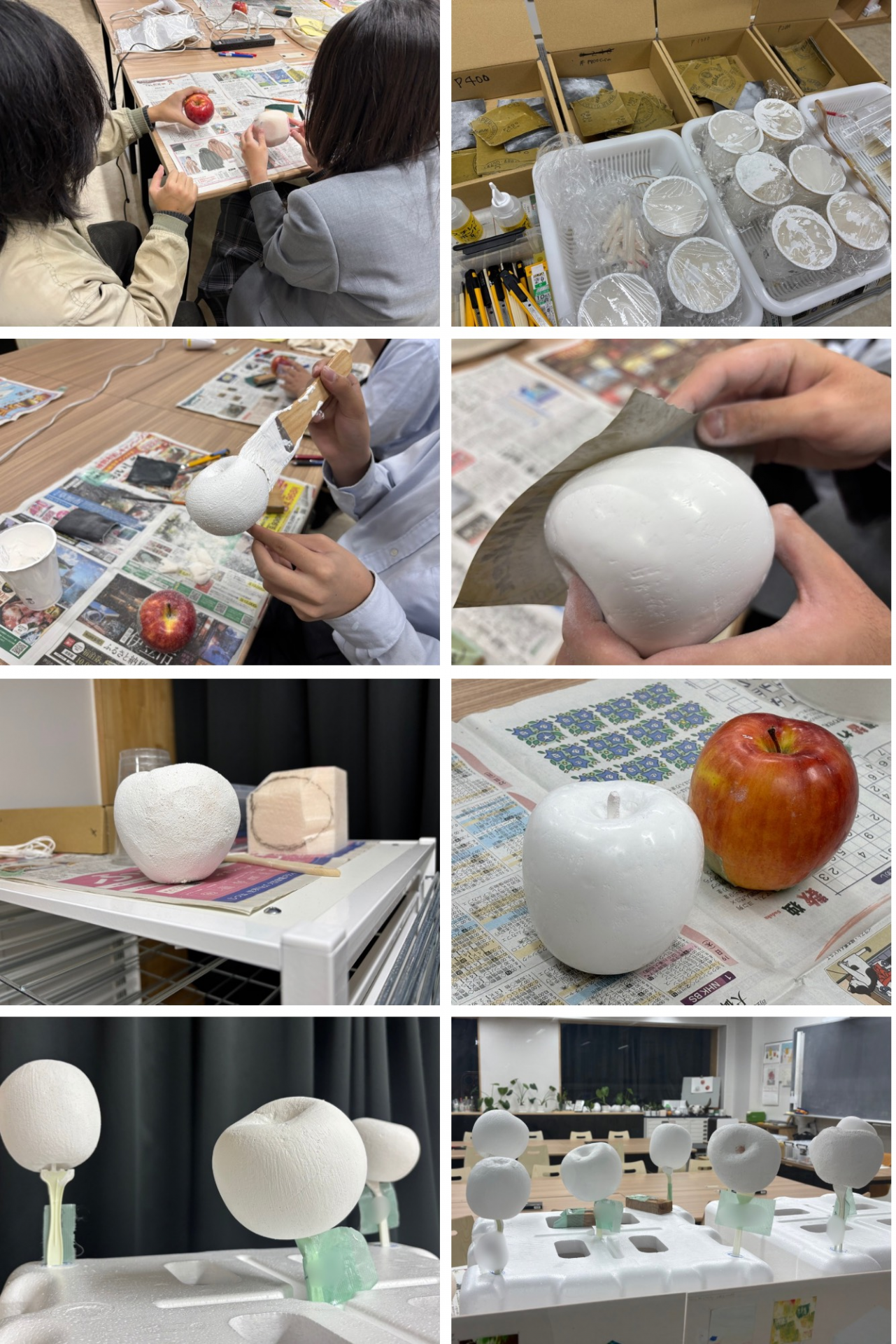 デザイン応用　りんごの模刻03